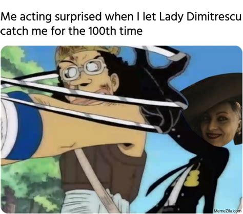 When you see the tall vampire lady. Lady Dimitrescu Memes - MemeZila.com