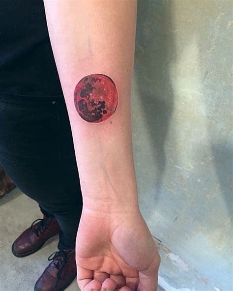 Blood moon tattoo is in roxbury, new jersey. Bloodmoon tattoo by Marco Nerdy - Tattoogrid.net