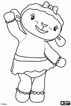 Take a look at our many other coloring pages. Lambie the Lamb in Doc McStuffins Coloring Page - NetArt ...