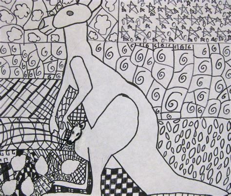 OrGaNiZeD ChAoS: 7th Grade: Contour Line Drawing of Animals