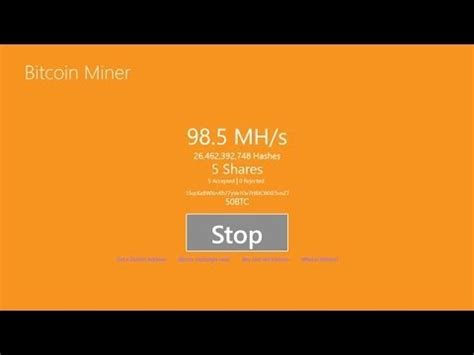 You can use the hash rate of your o. Bitcoin Miner Software - how to mine bitcoins faster ...