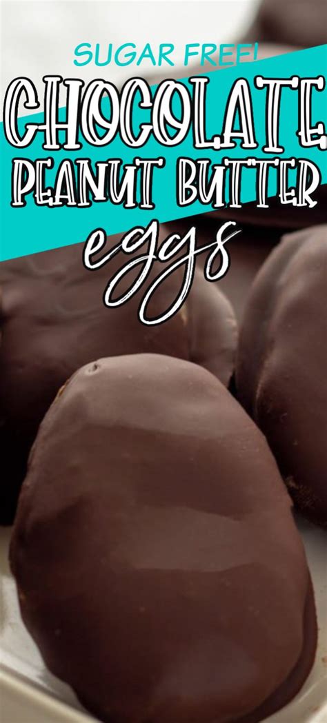 These are healthy, guilt free, low calorie, and refined sugar free desserts that will satisfy your sweet cravings even as you are trying to lose weight. Sugar-Free Chocolate Peanut Butter Eggs are the perfect chocolate and peanut butter treat to add ...