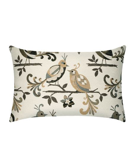 Our indoor/outdoor throw pillows and decorative pillows provide the versatility you need with the made with polyester, polypropylene or recycled pet, our indoor/outdoor pillows will fit any style, no. Elaine Smith Lovebirds Lumbar Indoor/Outdoor Pillow in ...