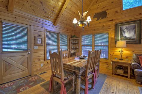 Ideal for the independent fishing party, housekeeping cabins can provide you with clean and comfortable accommodations while. Georgia Cabins - A Sunset Ridge | Morning Breeze Cabin ...