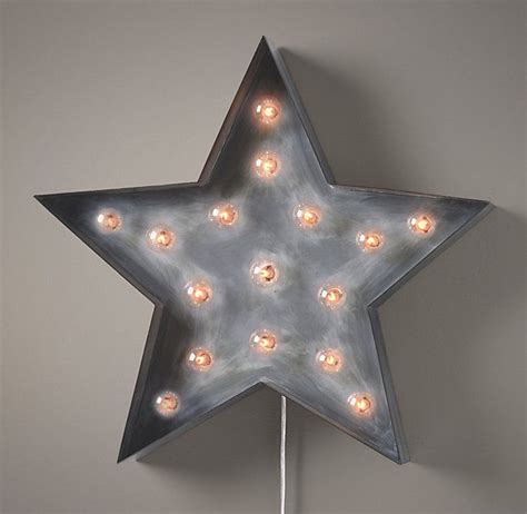 Metal country burgundy antique barn star country primitive star wall décor 24. Vintage Illuminated Star - Weathered Metal | Vintage kids ...