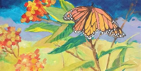 Check spelling or type a new query. Painting of Summerville SC Milkweed Flower