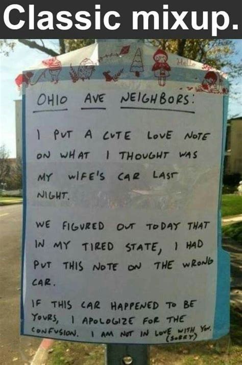 But why should you have to leave your apartment when the truth of the matter is that people aren't perfect, and some behavior isn't so neighborly. Funny note image by Jossie Nielsen on Funny | Love of neighbor, Have a laugh