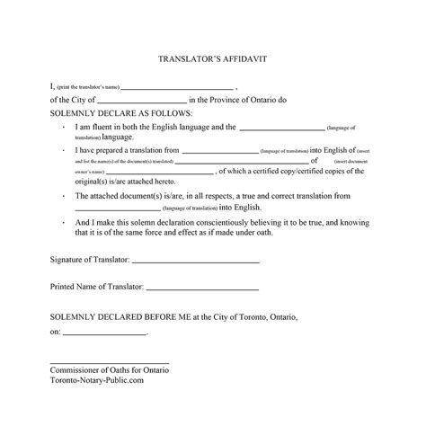 Each has their own rules and background requirements. Image Canadian Notary Clause / Affidavit Of One And The ...