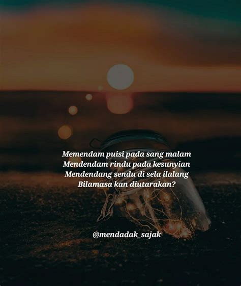 Maybe you would like to learn more about one of these? Pin oleh endah bello di quote rindu | Merindukanmu, Malam, Puisi
