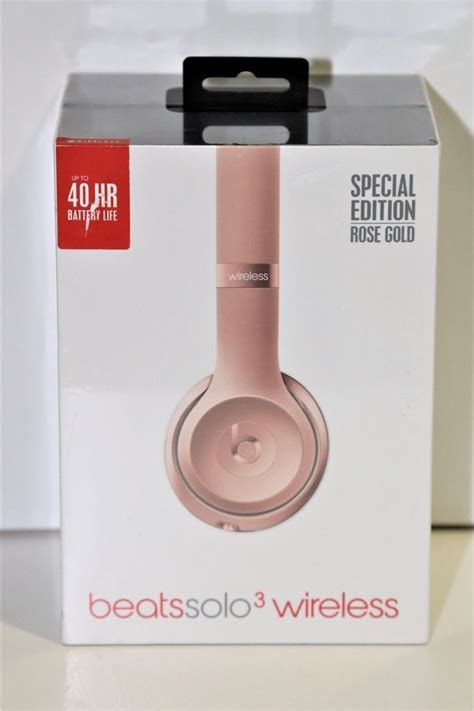 The headphones' apple w1 chip delivers easy pairing with your apple devices and unique features like siri integration. Beats by Dr. Dre Beats Solo3 Wireless Rose Gold - Lally ...