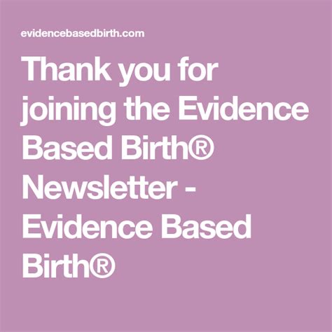 By printing out this quiz and taking it with pen and paper creates for a good variation to only playing it online. Thank you for joining the Evidence Based Birth® Newsletter ...