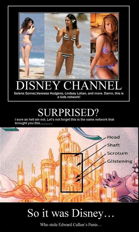 Camel toe being too small clothing revealing the naughty bit outline must be equivalent to plumbers crack. It was disney