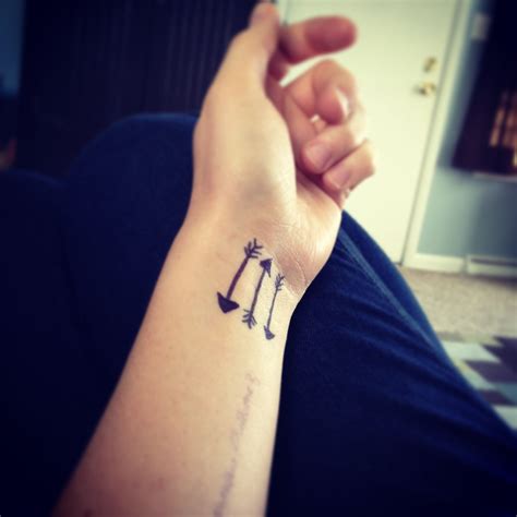 Ideal placement of arrow tattoos you could get a tiny arrow tattoo design affixed to your ankles, wrists, finger, and ears. Not that I would ever get a tattoo in this placement, but ...