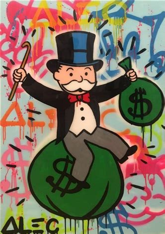 Fast money monopoly tattoo monopoly man running with money bag tattoo 2020. Riding Moneybag by Alec Monopoly on artnet