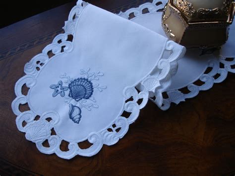 Three vintage southern belle embroidered linens two dresser scarves & a doily in collectibles. Pin on Doilies