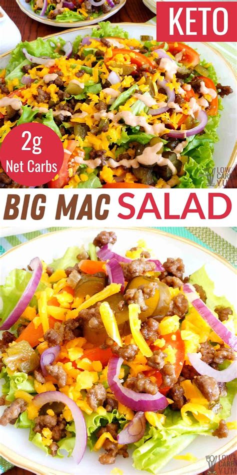 Discover tasty and easy recipes for breakfast, lunch, dinner, desserts, snacks, appetizers, healthy alternatives and more. Big Mac Salad - Keto Cheeseburger Salad | Low Carb Yum