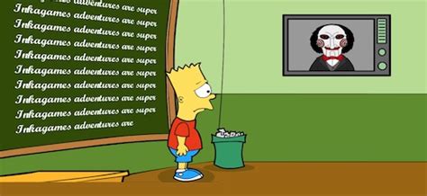 ¡entra ya y no pares de jugar con minijuegos! BART SIMPSON SAW GAME