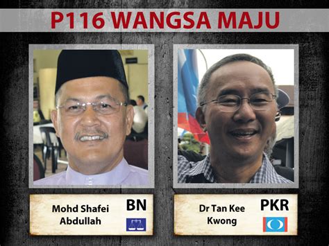 Calon parlimen bn p116 wangsa maju. Orang Wangsa Maju: Keputusan PRU13 P116 Parlimen Wangsa Maju