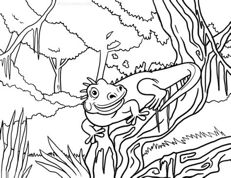 The marine iguanas eat by grazing off the rocks, so their heads have evolved for more efficient eating. Iguana Coloring Pages - GetColoringPages.com