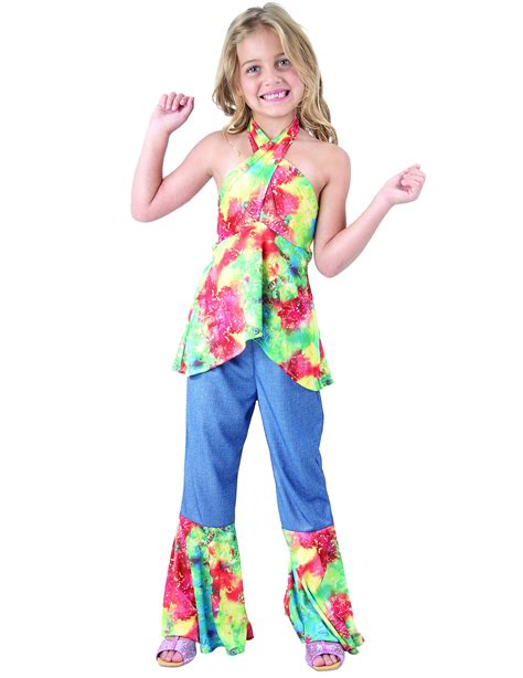 Use your flower power to shop for far out hippie halloween costumes for women. Travestimento da figlia dei fiori anni '60 per bimba
