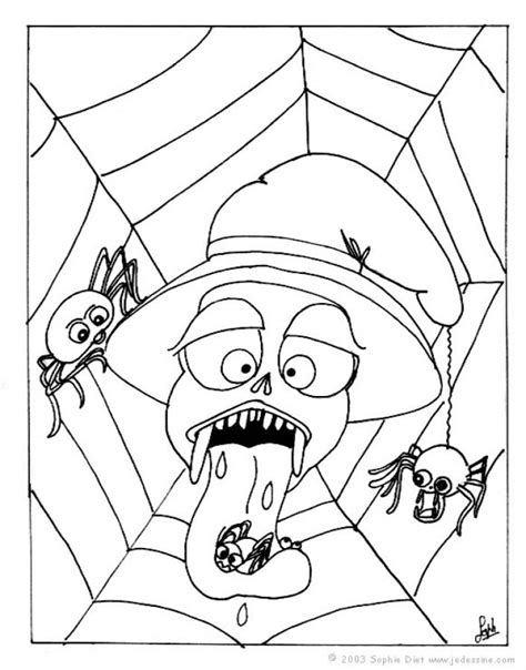 How to draw a cute halloween spider for kids cute spider drawing and coloring pagesthese fun coloring pages and colorful creative kids are. Halloween Spider Coloring Page - GetColoringPages.com