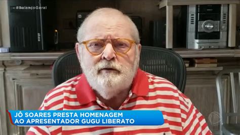 After being educated in switzerland and the united states, soares returned to rio and worked at tv rio in 1958, writing. Jô Soares lamenta morte de Gugu: "Vai fazer muita falta ...