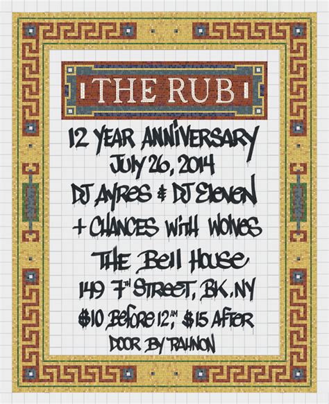 Searching for some of the most interesting concepts in the internet? The Rub » The Rub 12 Year Anniversary