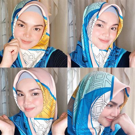 Ibu kepada siti aafiyah khalid itu ditemui pada majlis pelancaran butik creacion & simplysiti by siti nurhaliza cawangan kelapan di melawati mall. Terpikat Gaya Hijab Siti Nurhaliza, Helaian Tudung Bawal ...