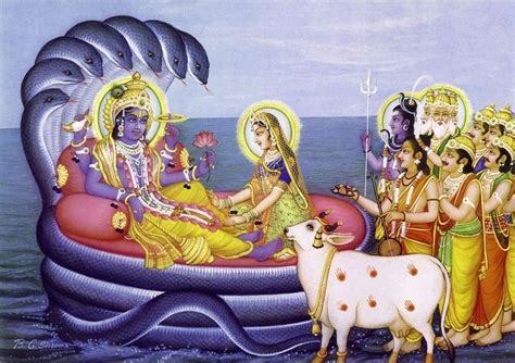 Check spelling or type a new query. Goddess Laksmi massaging the feet of Her partner Vishnu ...