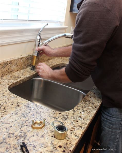 For a basic project in zip code 47474 with 6 faucets, the cost to install a faucet starts at. How to Install a Kitchen Faucet - How to Nest for Less™