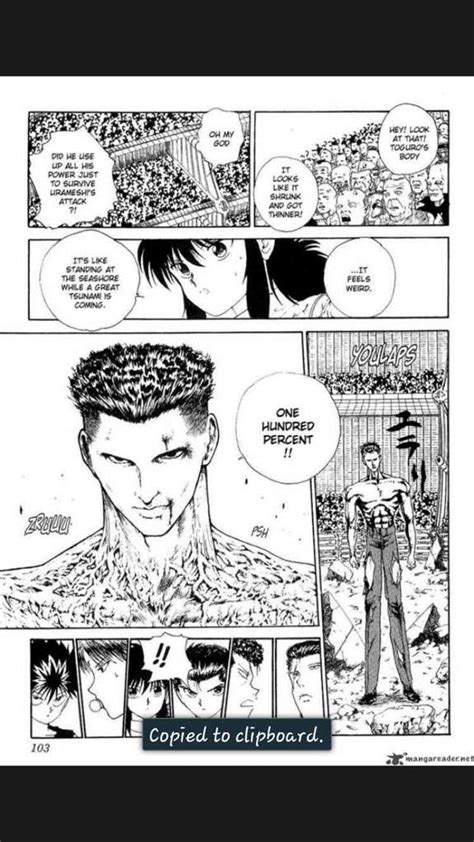 Toguro (frequently referred to as younger toguro), is a major antagonist in the first few arcs of yu yu hakusho. Yusuke vs Younger Toguro part 3 | Anime Amino