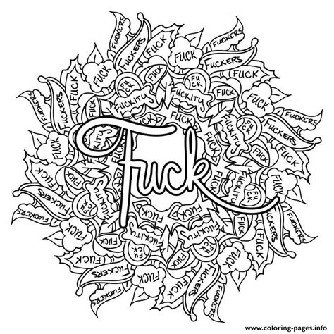 There are two kinds of mothers: Fuck Swear Word Coloring Pages Printable