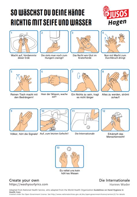 Maybe you would like to learn more about one of these? Anleitung zum Händewaschen › Jungsozialist*innen Hagen