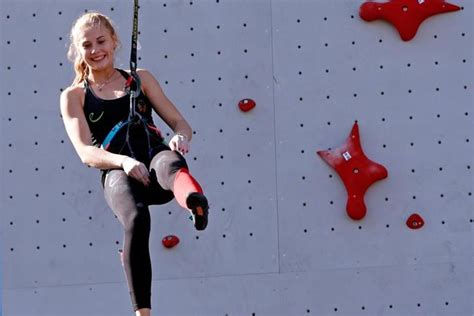 August, leider mit unglücklichem ausgang für das deutsche team: Kletterin Meul bei EM in Moskau im Finale um Olympia-Platz