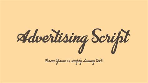 Advertising script is a brush script typeface inspired by a handmade sample drawn by the calligrapher ross frederic george and. Advertising Script Font Family : Download Free for Desktop ...