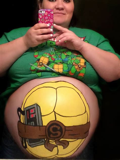 Belly boy bump painting painting art pregnancy tattoo pregnant belly painting pregnant halloween costumes belly casting face painting designs baby design. Pregnant Belly Painting.. TNMNT .. | Pregnant belly ...