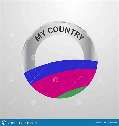 The cossacks also carried out the second strategical objective, the colonisation of the kuban land. Kuban Peoples Republic My Country Flag Badge Stock Vector ...