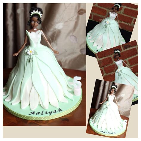 This theme is definitely suitable from baby shower to any ages. Princess Tiana Doll Cake | Princess tiana, Doll cake, Princess