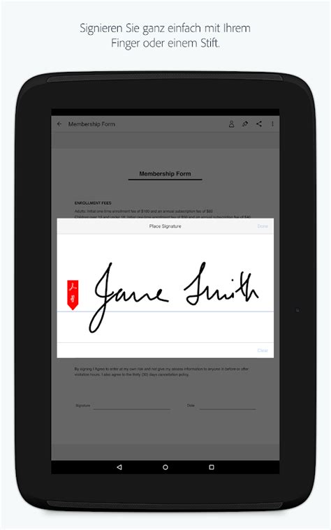 Integrate adobe sign into your company's systems. Adobe Fill & Sign: PDFs einfach ausfüllen - Android-Apps ...