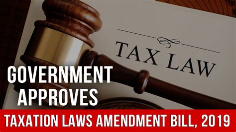 How taxes on unemployment benefits work. Taxation Laws (Amendment) Bill, 2019: To Generate ...