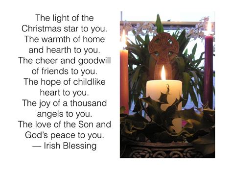 In ireland, as in many countries that have known both blessings and hardship, much is. An Irish Christmas Blessing - Godspacelight