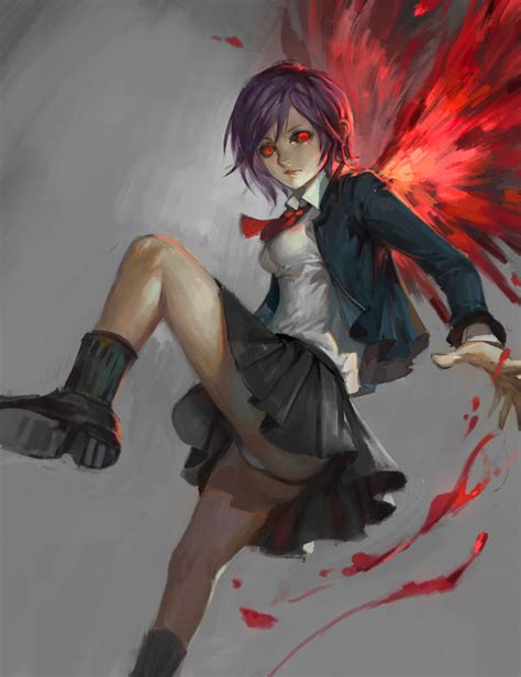 Nearly every single character in tokyo ghoul is painfully tragic, but my heart goes out to hinami. kirishima touka (tokyo ghoul) drawn by 8556705h | Danbooru