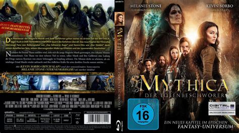 Mythica 3 Der Totenbeschwörer blu-ray cover & label (2016) R2 German Custom