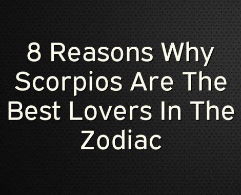 The other water signs are pisces and cancer. 8 Reasons Why Scorpios Are The Best Lovers In The Zodiac # ...