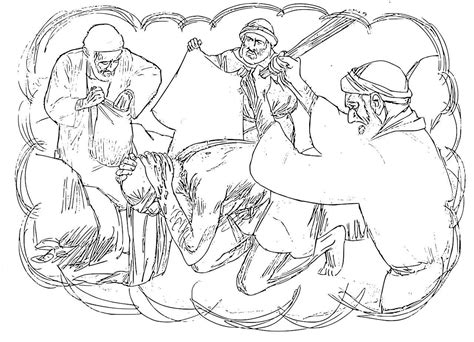 What should we do to be better christians? Coloring Pages - Parable of the Good Samaritan