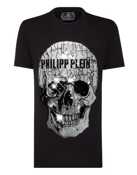 Lugano new york bel air plein group: T-shirt Round Neck SS Skull strass | Philipp Plein