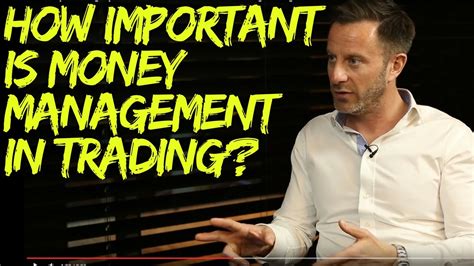 After all, trading is really not for everyone. How Important is Money Management in Trading? - YouTube