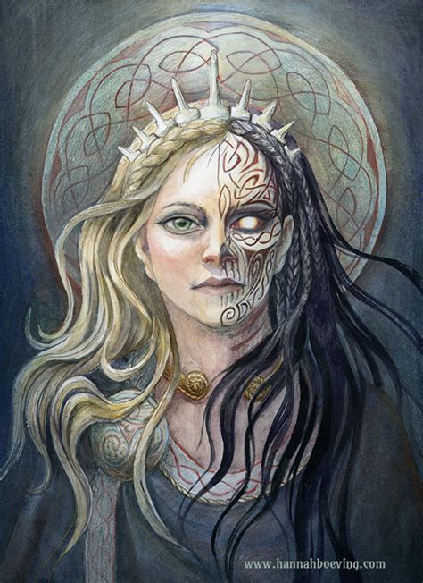 The norse gods and goddesses (intro.) Hel by benu-h on DeviantArt