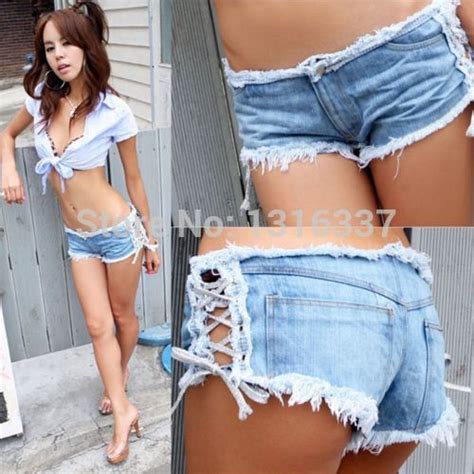 Check out our cut off jeans shorts selection for the very best in unique or custom, handmade pieces from our shorts shops. 2015 hot Sexy Girl Denim Jeans Clubwear Short Hot Low ...