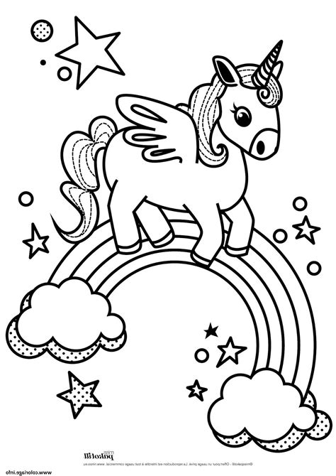 Coloriage licornes a ailes a imprimer : Coloriages à Imprimer Licorne Impressionnant Photos ...